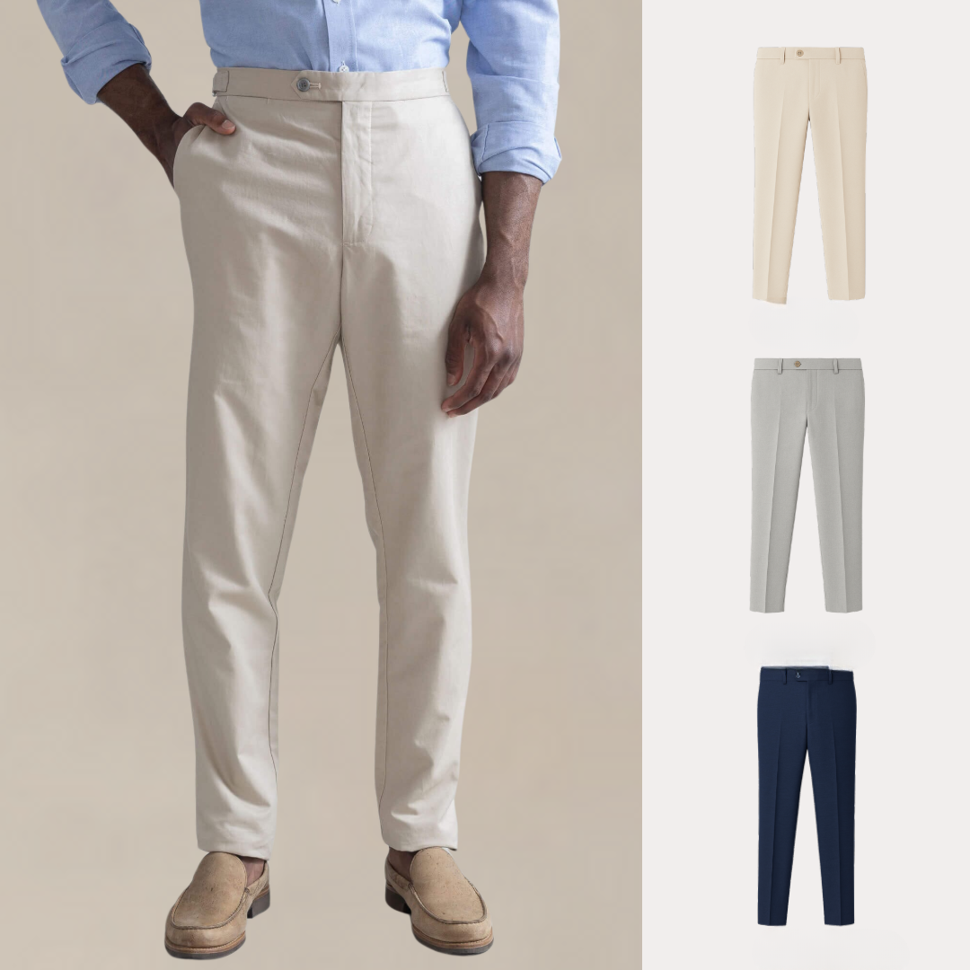 ACHETEZ 1, RECEVEZ 3 – ENSEMBLE DE PANTALONS CHINOS LIGNE CONFORT