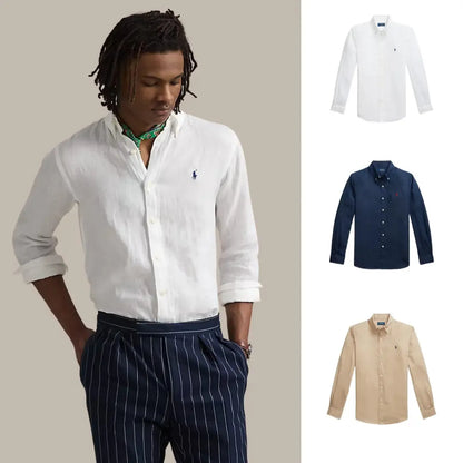 ACHETEZ 1, RECEVEZ 3 — CHEMISE EN LIN CLASSIQUE